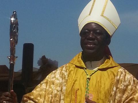 Newly-ordained Bishop Henry Aruna