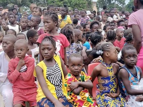 Beneficiaries of the AWWO feeding program