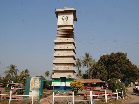 Bo's iconic clock tower