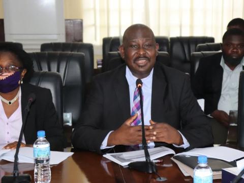 Chief Justice Edwards at the budget hearing session