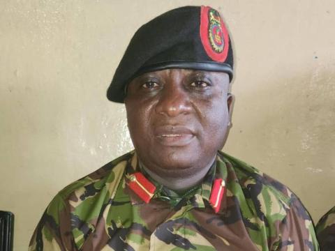  Lt. Col. Issa Bangura, Director of Public Relations and Information Ministry of Defence