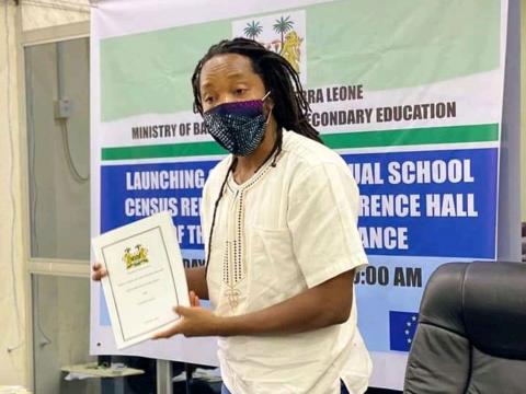 Dr. David Sengeh, Minister of Basic and Senior Secondary Education