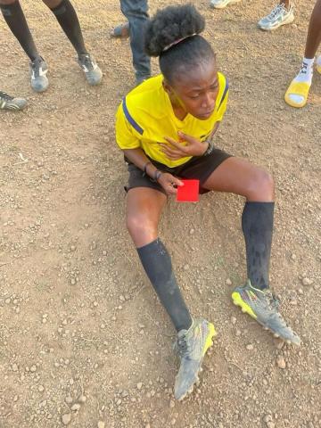 Florence Yata Lebbie, the attacked referee in Kambia.