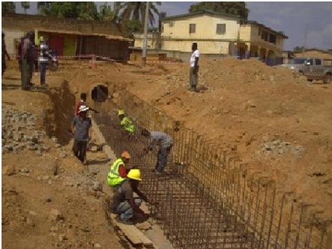 road works in Koidu