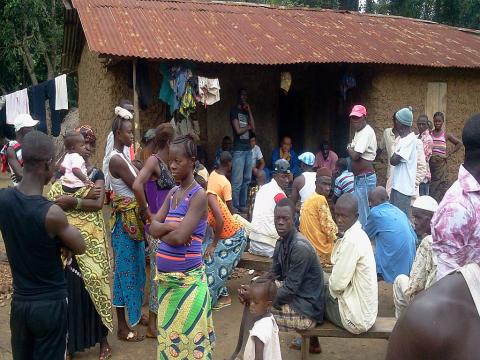 Land owners converging for a meeting