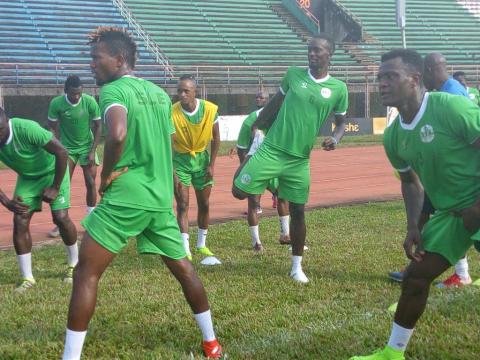 Leone Stars in training