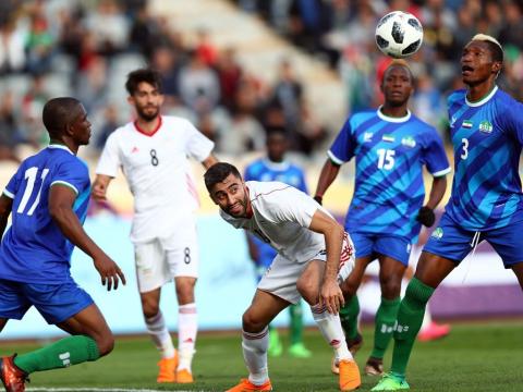 Sierra Leone's Leone Stars in action