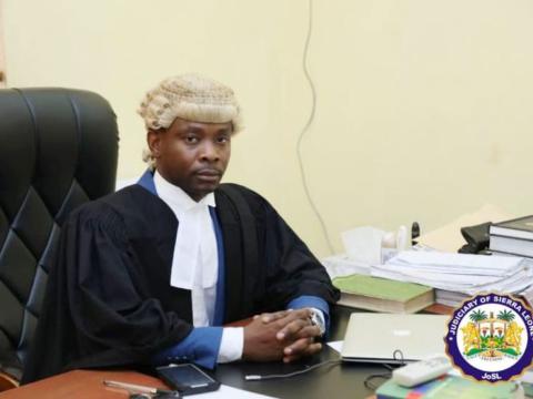 Mark Ngegba, Judge Advocate