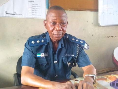 DSP Ibrahim Dikisu Kamara, Ops Officer DSP Ibrahim Dikisu Kamara, Ops Officer