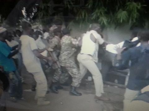 Pallo Conteh fighting for his life from the ex-combatants