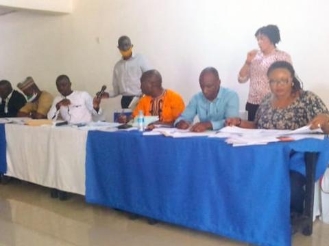 Parliamentary Oversight Committee meeting in Kenema