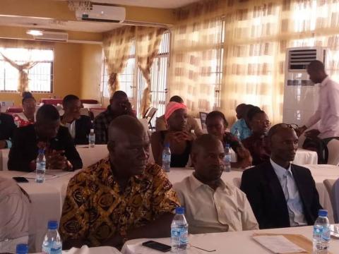 Participants at the policy forum Participants at the policy forum