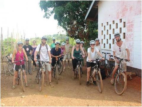 Peace Corps on a bike ride