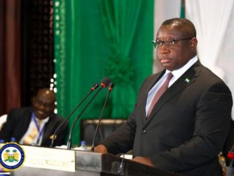 President Julius Maada Bio