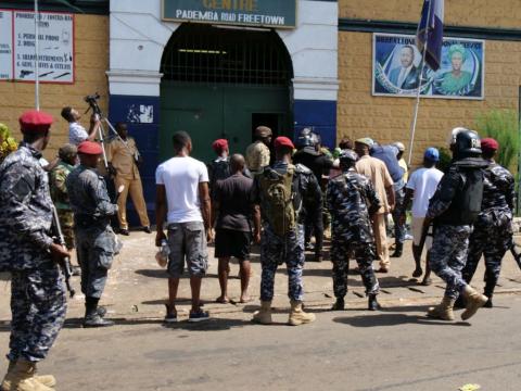 Pademba Road prison after attack