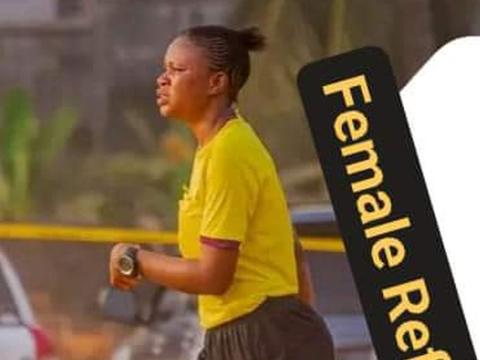 Referee Marie Koroma