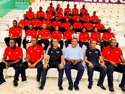 Referees and Instructors at the National stadium