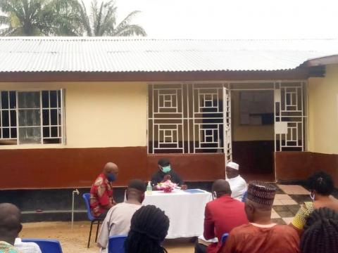 Renovated Needy Community Development Clinic in Messima in Bo