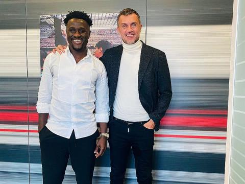 Rodney Strasser and Paolo Maldini