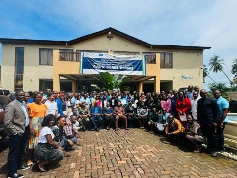 TRAINED AVoHC-SURGE RESPONDERS,AFRICA CDC,WHO,US-CDC,USAID AND GOVERNMENT OFFICIALS 