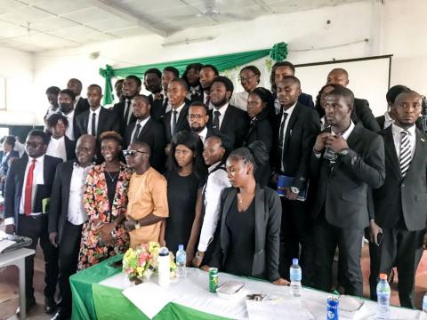 Year 1 law students of Fourah Bay College Group Year 1 law students of Fourah Bay College Group