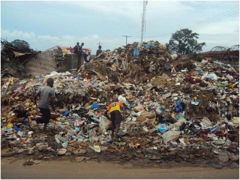 Freetown's uncollected garbage