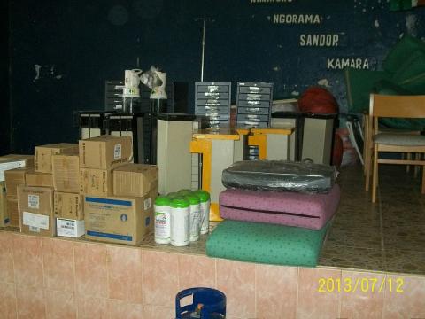 some of the hospital equipment